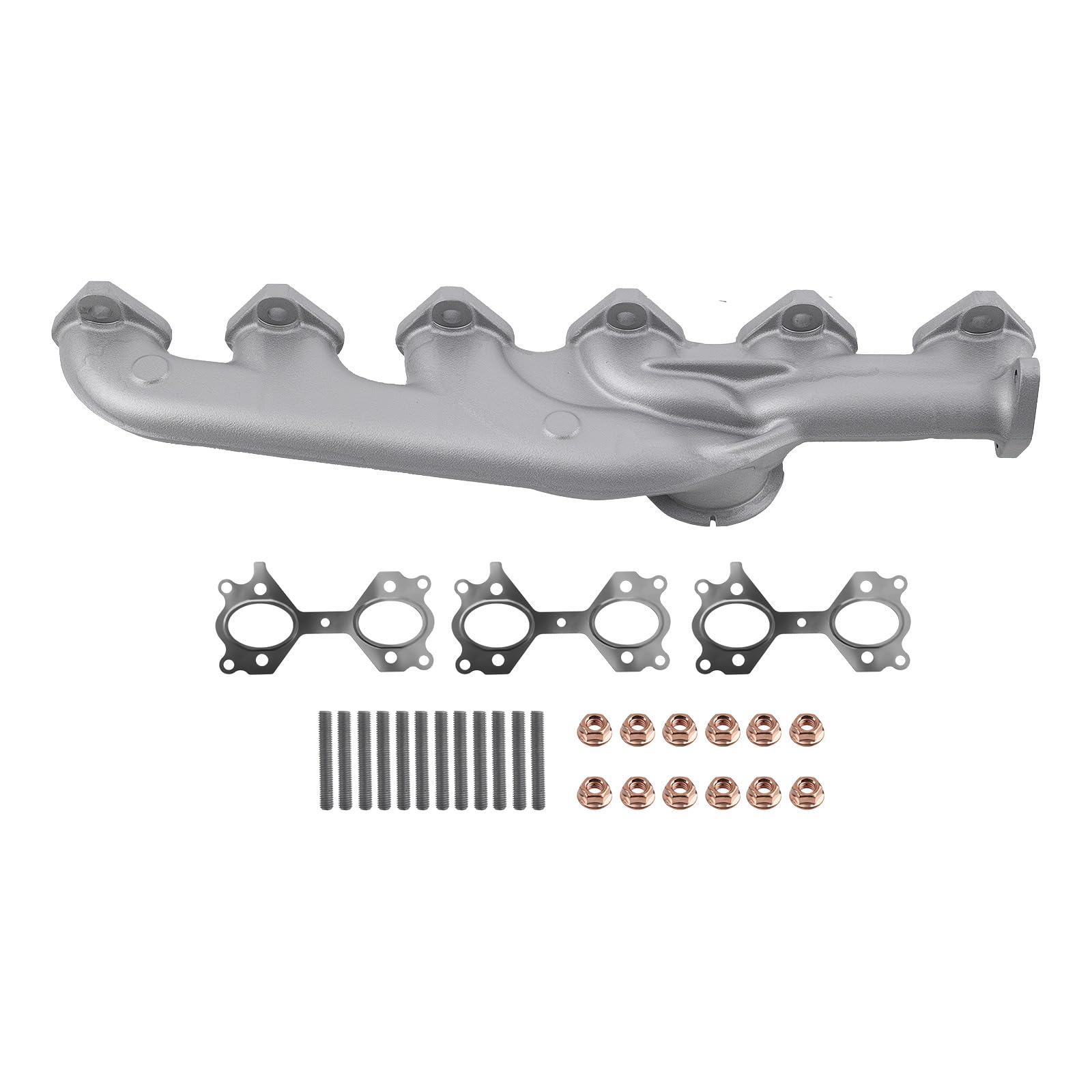 maXpeedingrods Set collettore di scarico in ghisa con guarnizione per BMW X3 X5 X6 E83