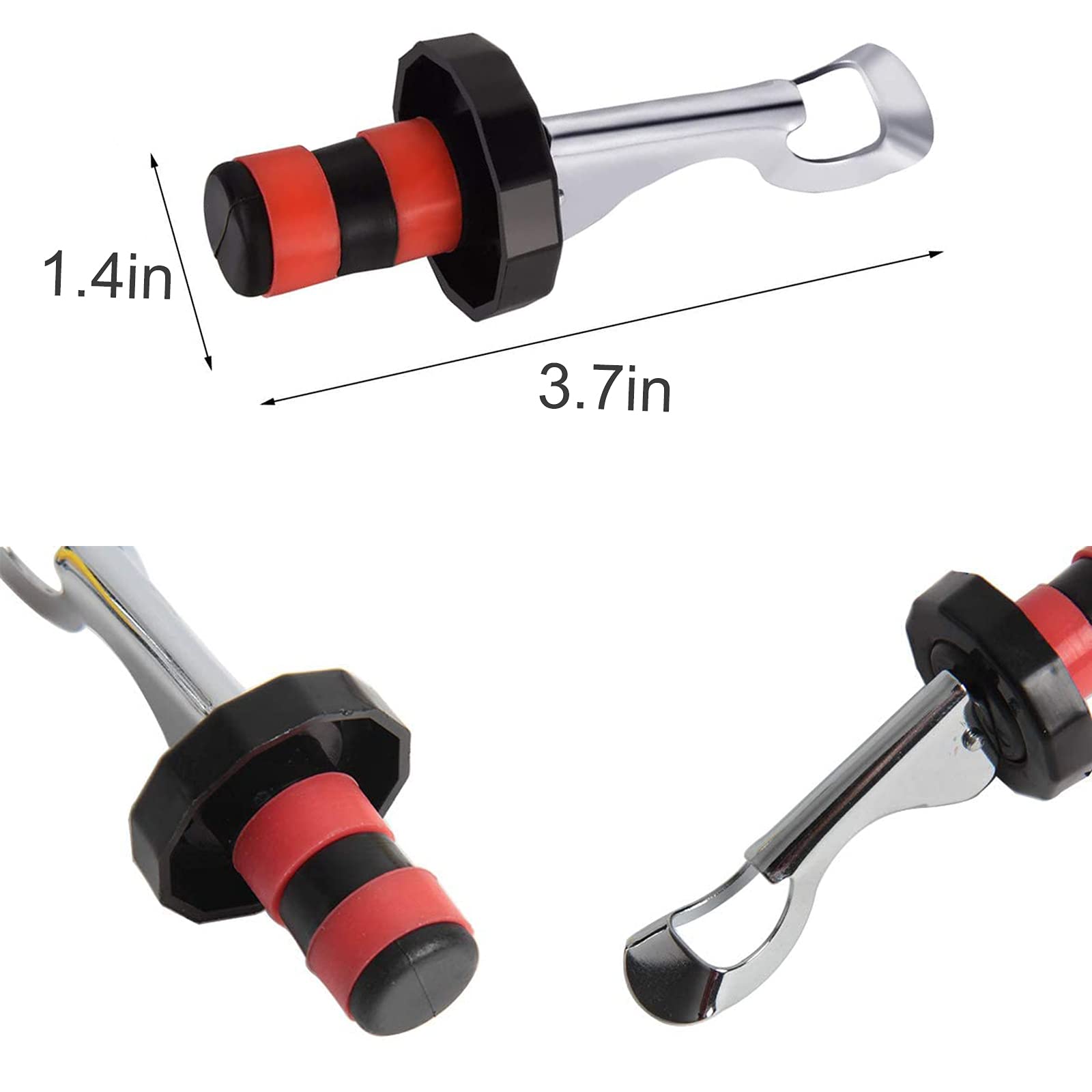 Bottle Stoppers with Lever, Universal Bottle Stoppers Beer Bottle, Wine Stopper, Wine Stopper, Wine Stopper for Wine Collection, Wine, Champagne, Glass Bottles