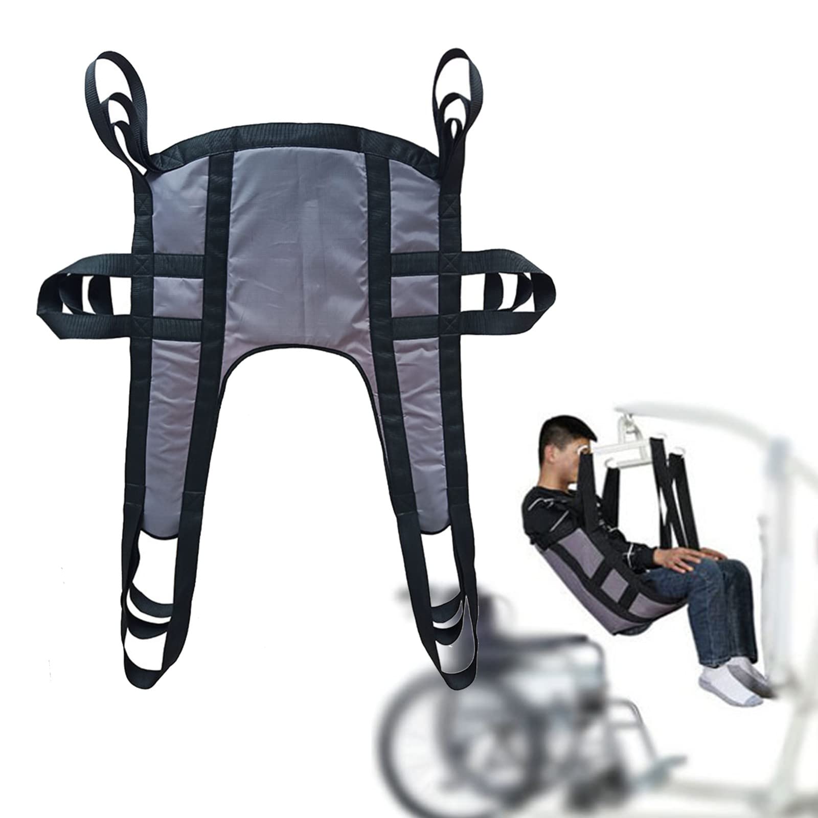 Élingue de levage bariatrique pour lève-personne et transfert PMR