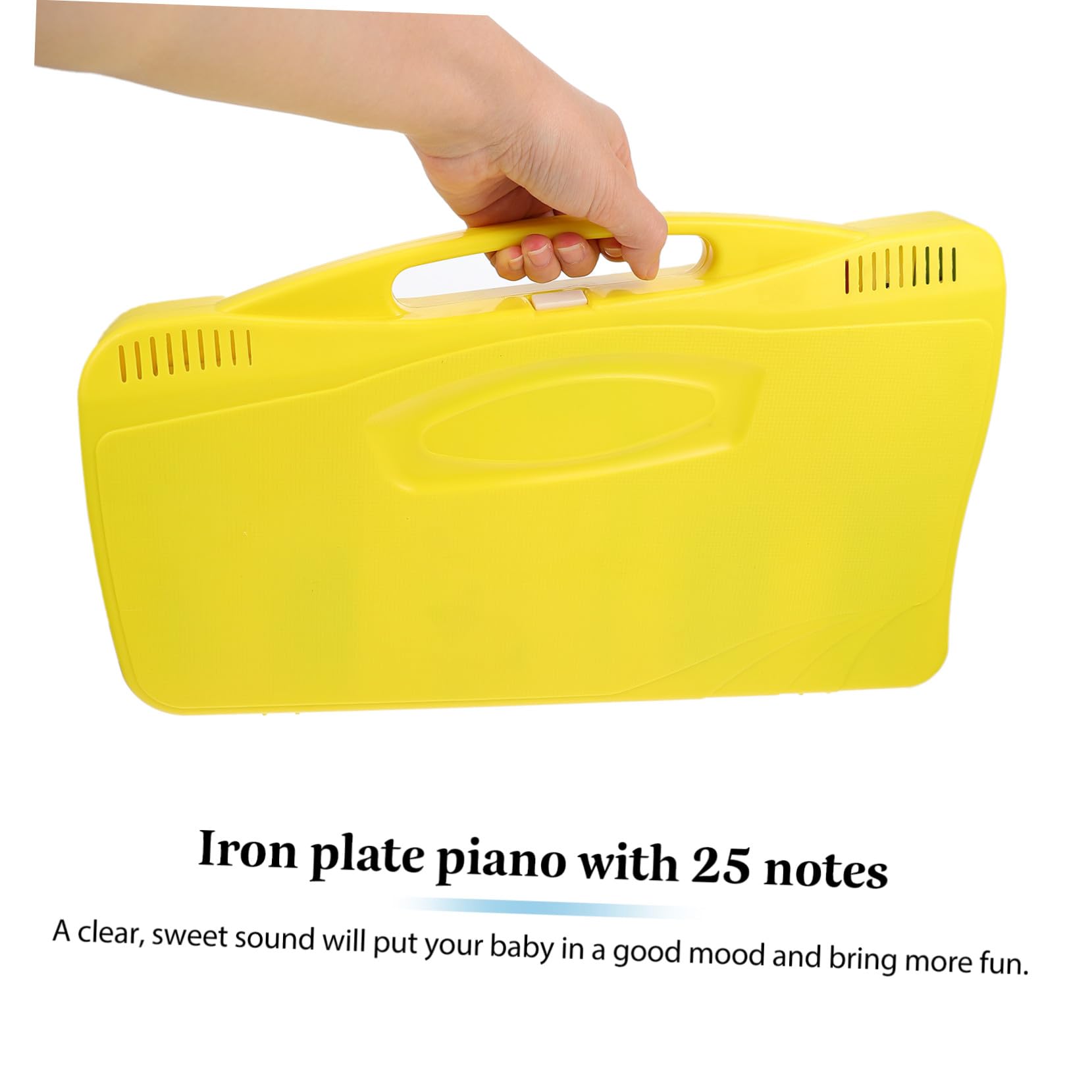 Metalófono de Percusión de 25 Notas, Placa de Hierro, 1 Juego | Azul, Plástico, para Niño y Ñiño, Fomenta Interés Musical, Seguro para Piel