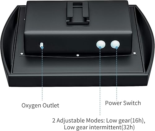 Miniatura 8 de Andoer Bomba de oxígeno solar enchufable de 6 V 2 W con tubo de 8.2 pies, 2 piedras de burbujas de aire, oxigenador para acuario, aireador de