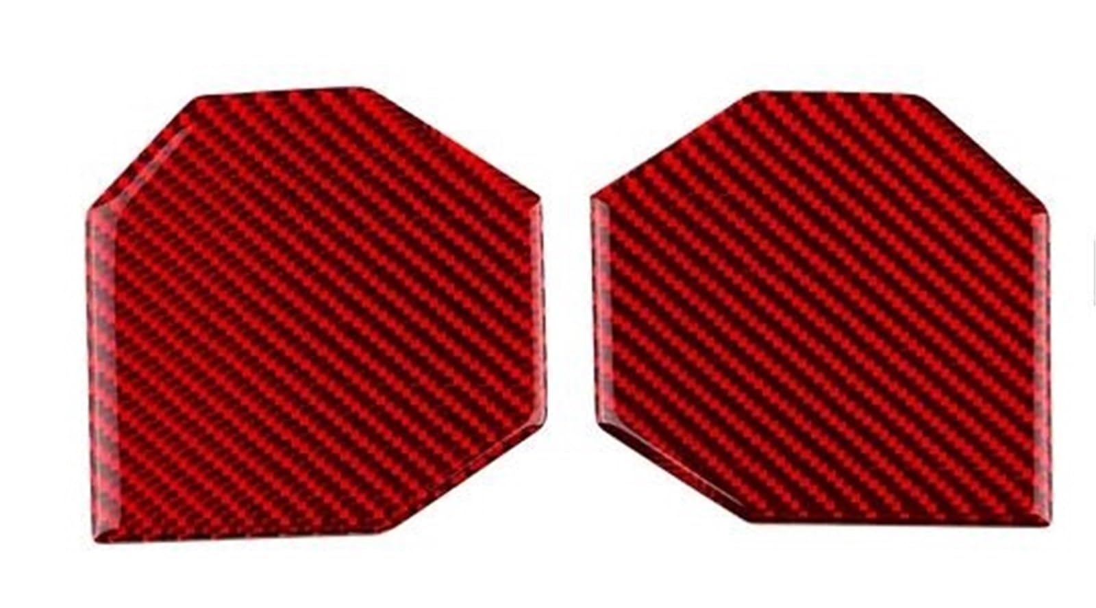 Ousduo Water Pad Red For Toyota For Tundra 2022 2023 2024 Real Soft Carbon Fiber Car Water Cup Frame Pad Sticker Interior Trim Lhd Interior Decal Trim