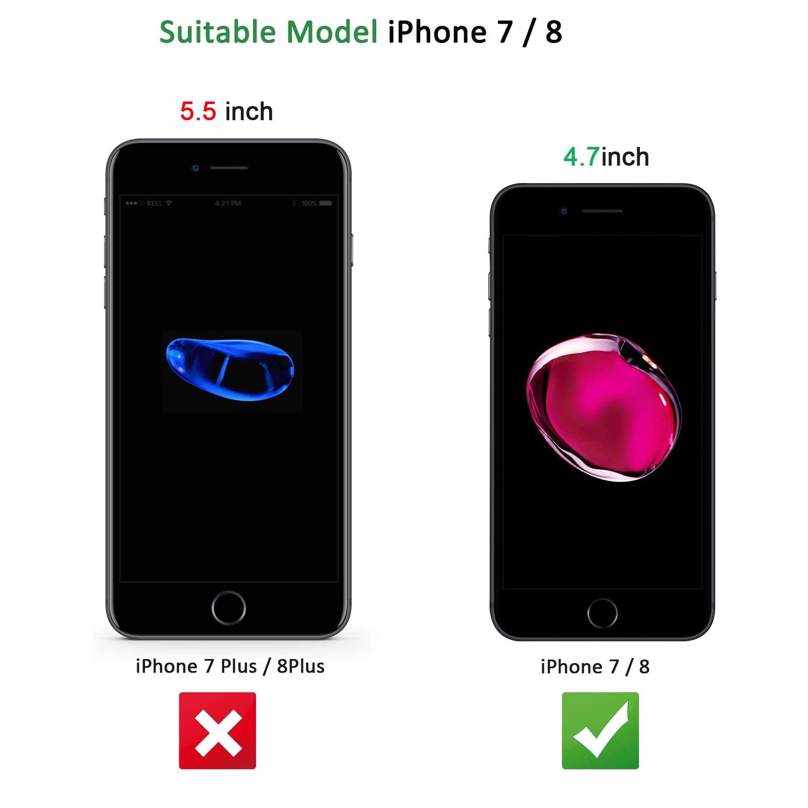 Snakehive Vetro Temperato Per IPhone SE 2022/2020 – 2 Pezzi Protezione 9H Antigraffio