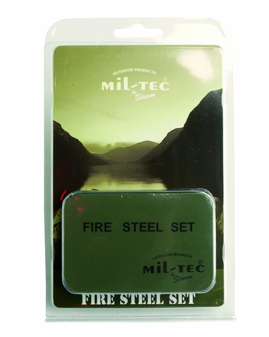 Mil-Tec Fire Steel 15275000 Olive One Size
