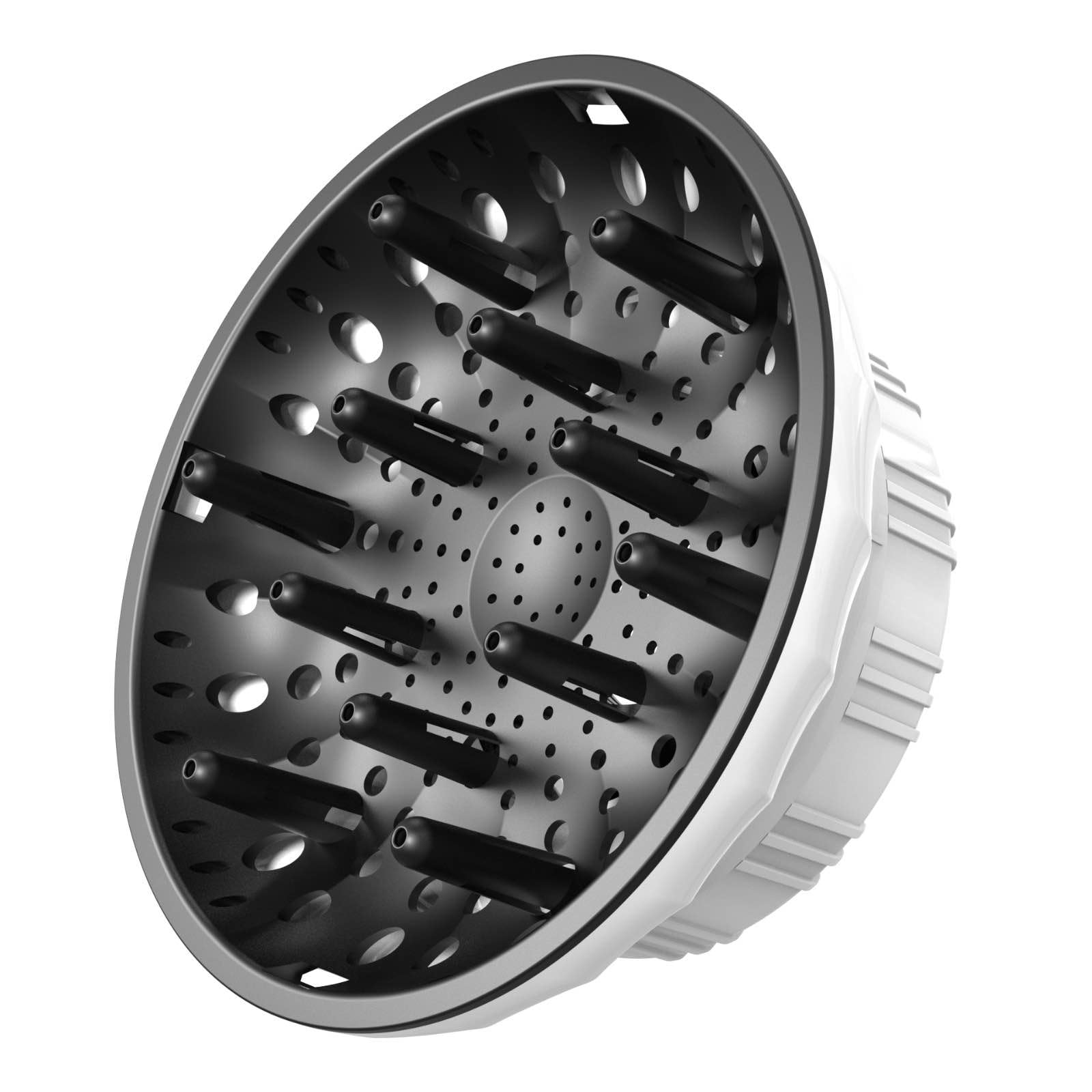 Universal Hair Diffuser for Blow Dryer - Fits All 1 4-2 4 inch Dryers Professional Ionic Diffuser Attachment