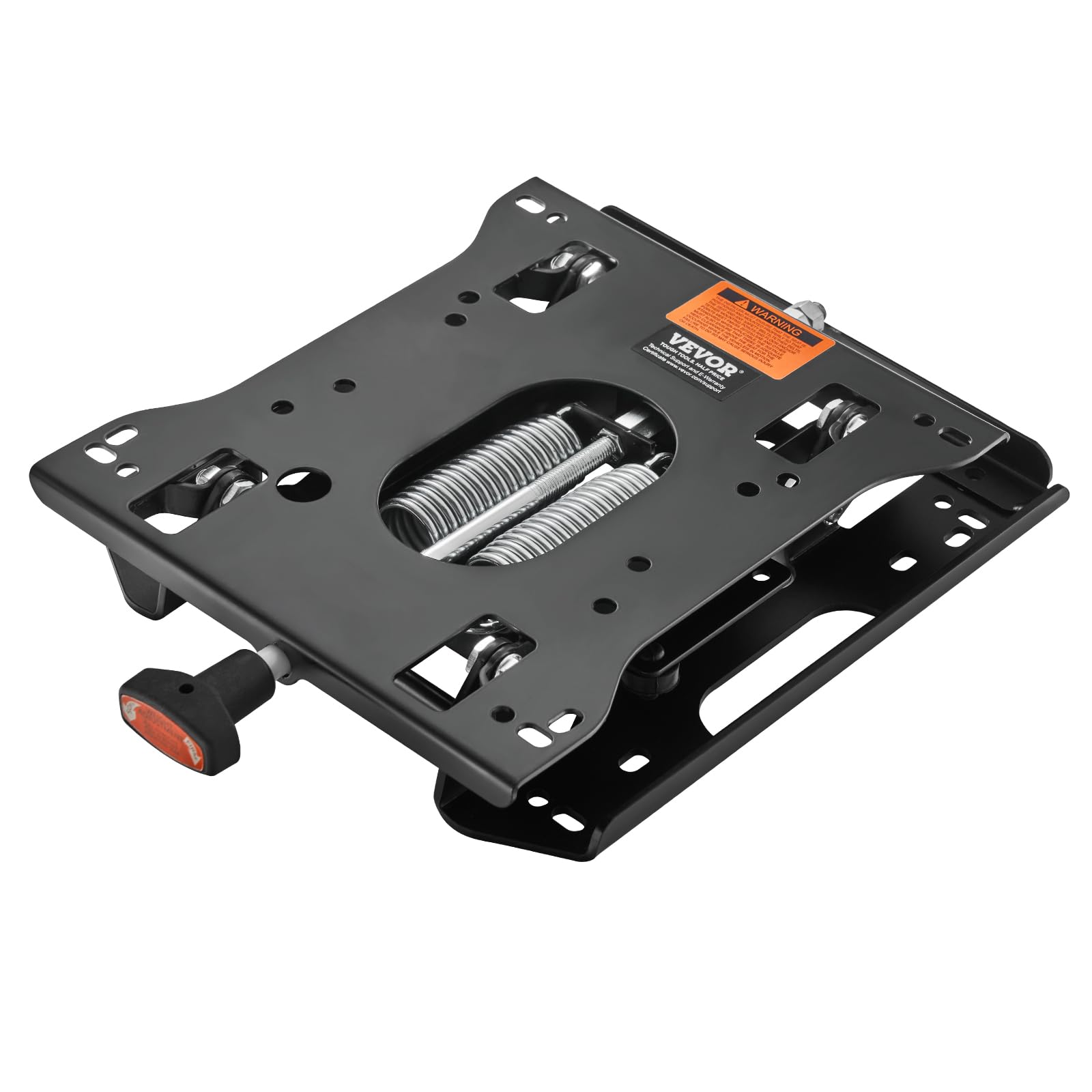 VEVOR Kit Suspension de Siège de Chariot Élévateur Universel, 46x32,5x7 cm, Suspension de Siège de Tracteur Réglable sans Rail Coulissant, Distance Amortissement 30 mm, pour Chargeur, Tondeuse à Gazon