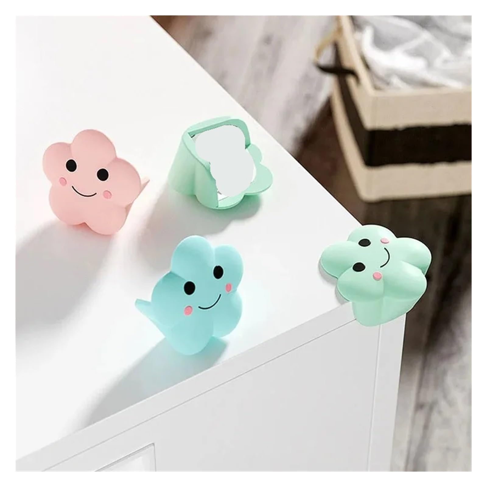MRKU Protectores de Esquina para Mesa, 4 Unidades, protección anticolisión, Funda Protectora de Silicona.