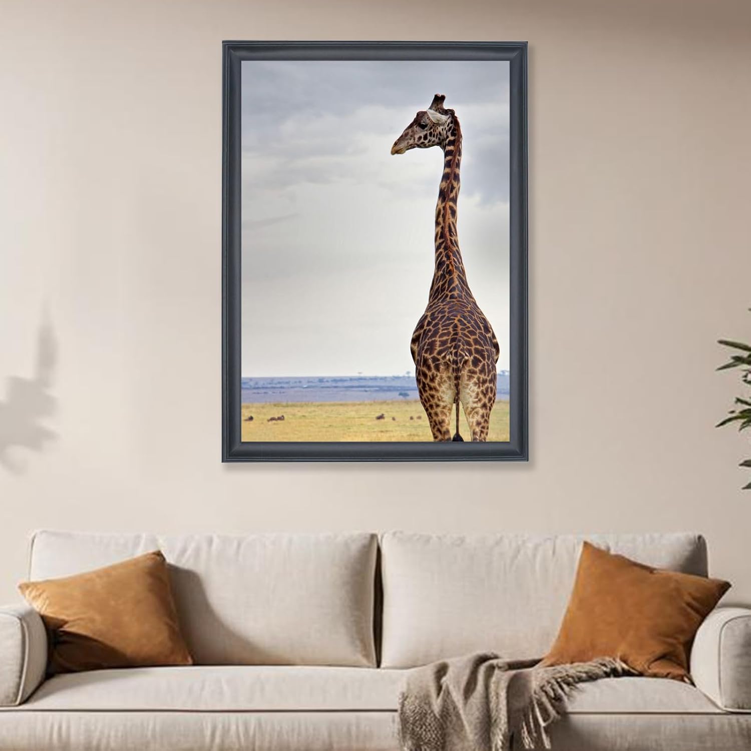 15x21 inch Picture Frame Solid Wood 15x21 Photo Frame 15x21 Poster Frame (A23B1521)