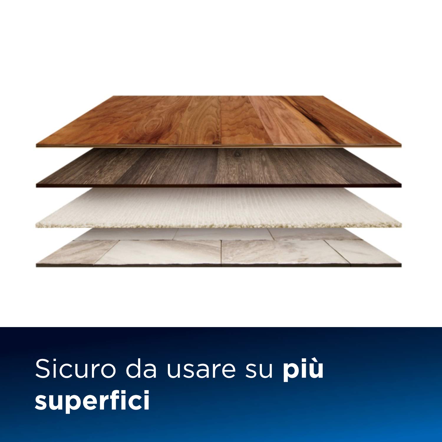 Bissell Detergente Multisuperficie Pavimenti 6 x 1L 3932 | Per pavimenti laminati, piastrelle e tappeti, aroma brezza primaverile, ideale per CrossWave, SpinWave e HydroWave