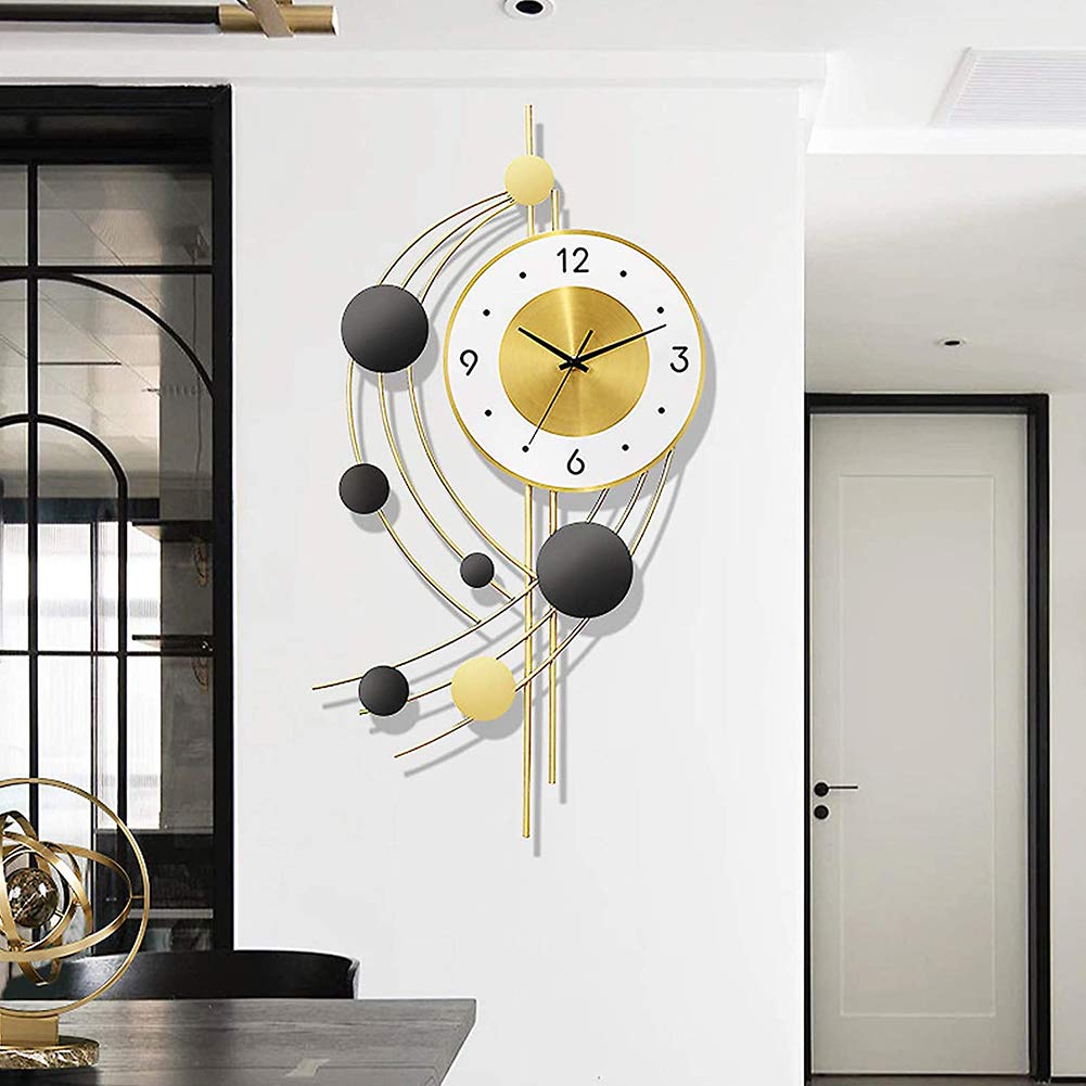 Horloge murale moderne pour salon et salle à manger contemporaine
