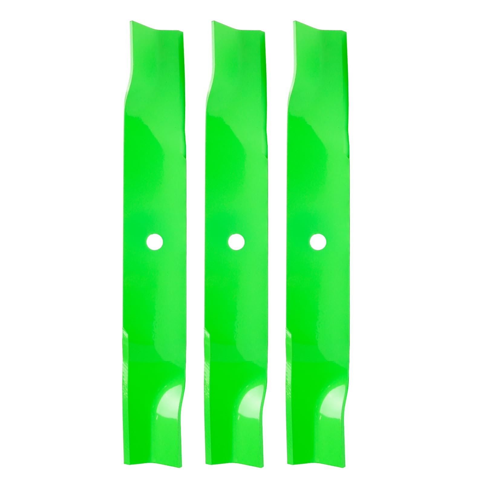 Paquete de 3 cuchillas para cortacésped 742-04415 942-04415 para cubiertas de corte Cub Cad y 60 pulgadas M60 Tank 60 PRO Z100 02005019 01005338 (elevación alta)