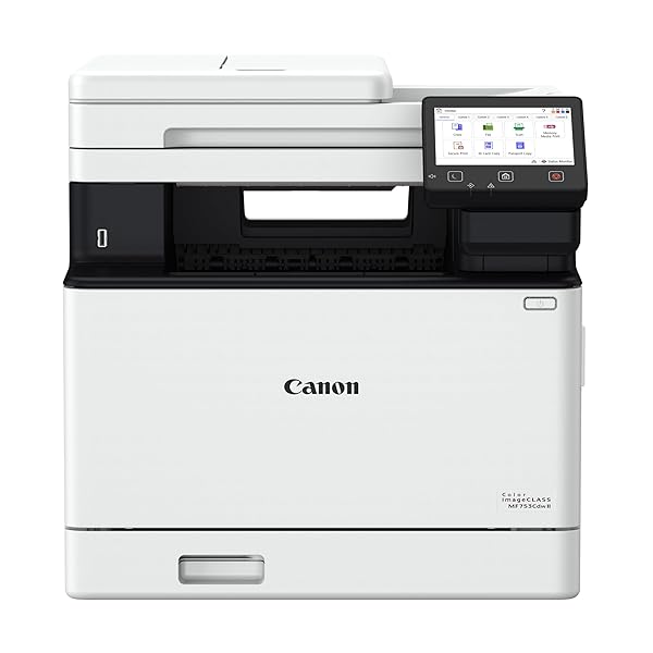 Canon Color imageCLASS MF753Cdw II - Wireless Duplex Laser Printer, All-in-One with Scanner, Copier, Fax, Auto Document Feeder, 3 Year Limited Warranty, 35 PPM
