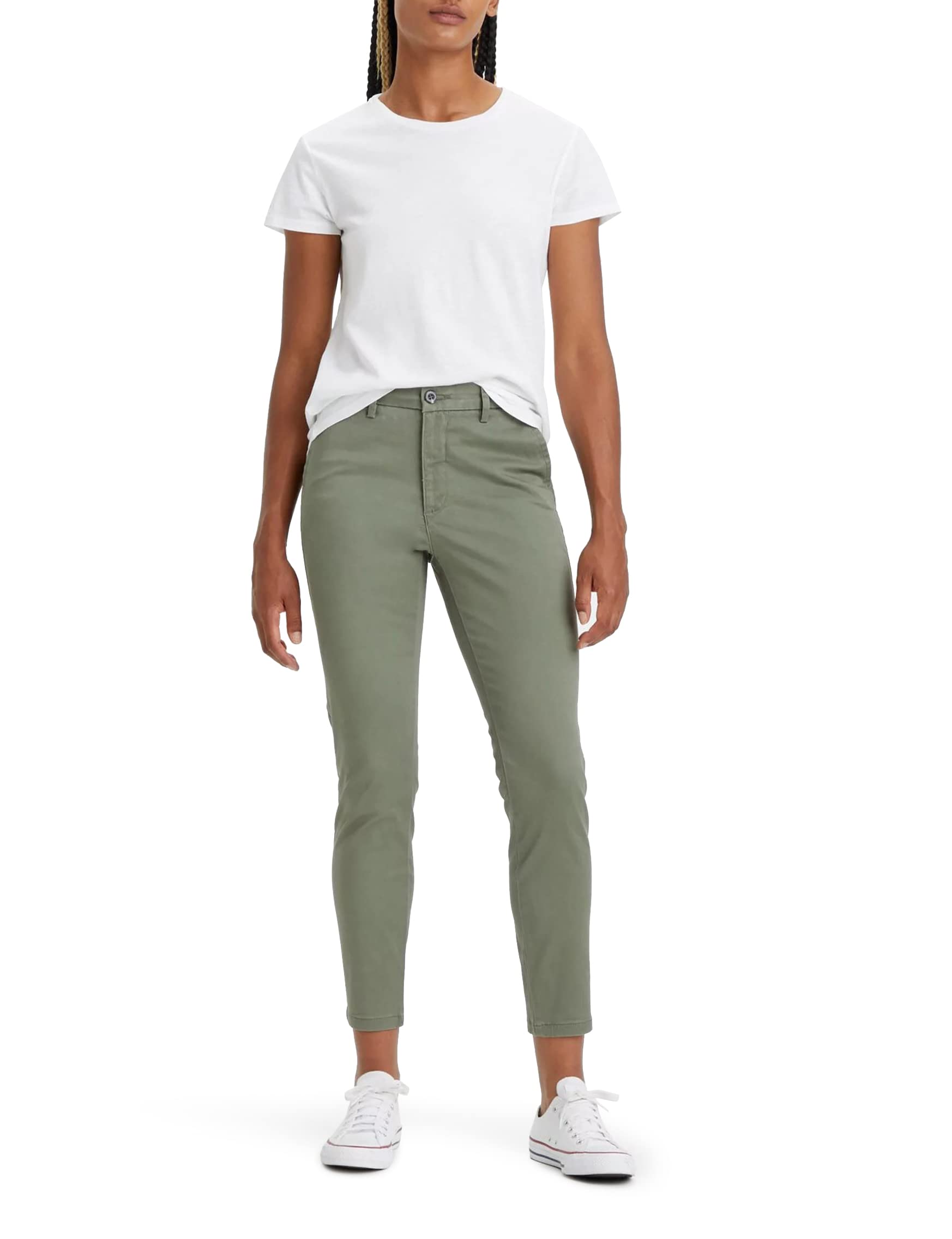 Dockers Weekend Chino Slim, Pantaloni Donna, Camo, 28 Lungo-image