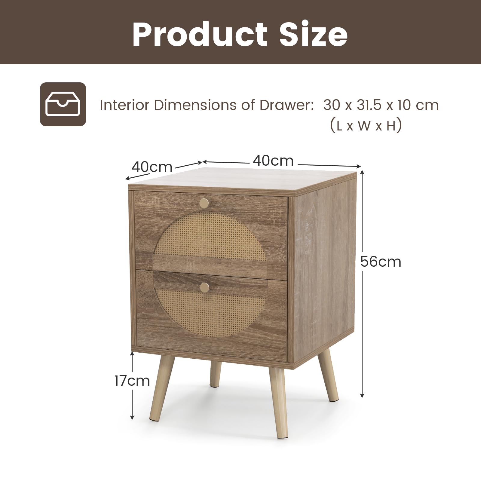 Bekijk Rotan Bijzettafel Sidetable op