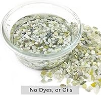 Vista 3 de Piedras para suculentas y cactus de 10 libras, piedras pulidas decorativas naturales de jade de 1/5 pulgadas, rocas de río para plantas, jarrones