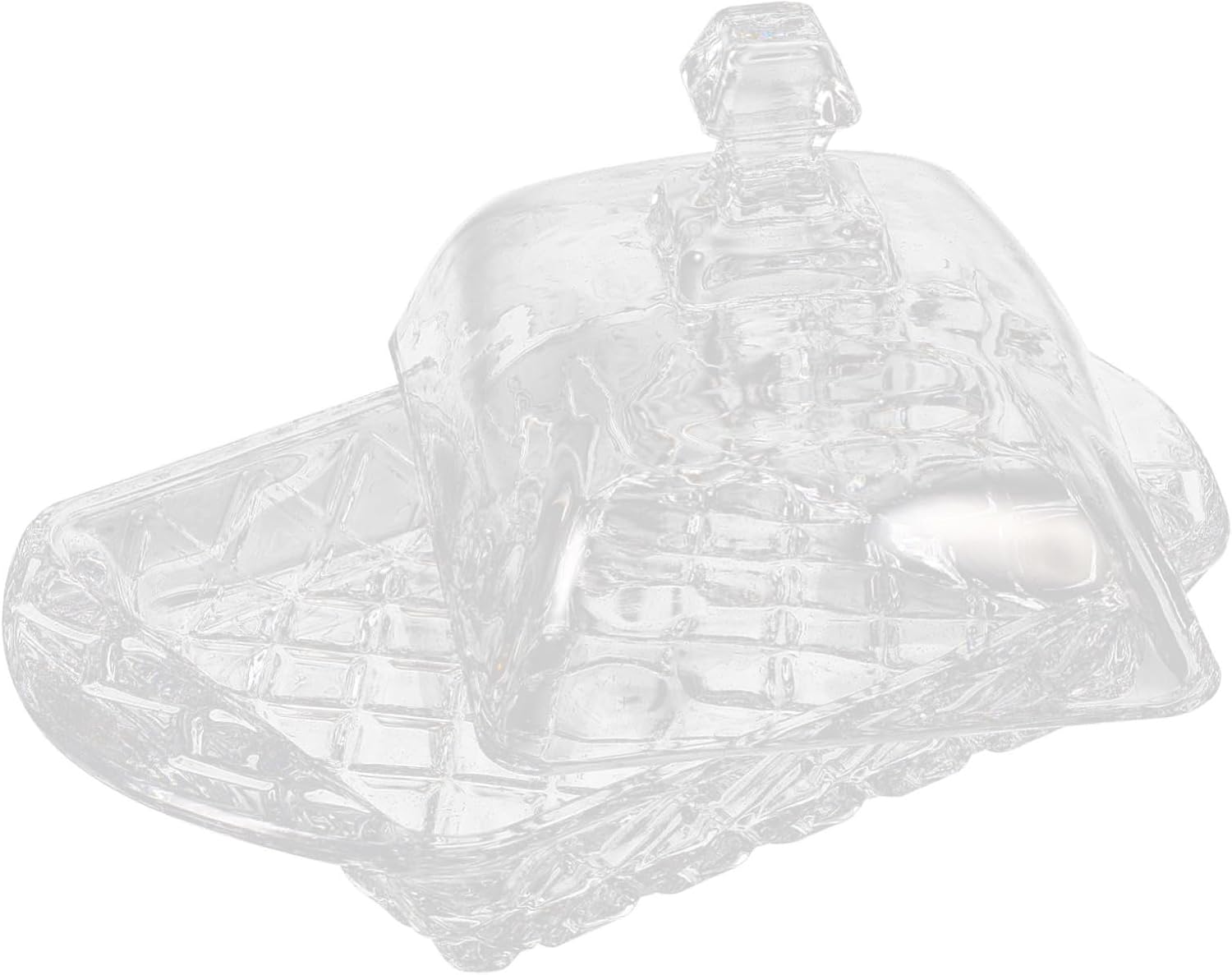 1set Covered Butter Dish Elegant Butter Holder for Fresh Keeping Household Box Smooth for Kitchen Organization and Storage