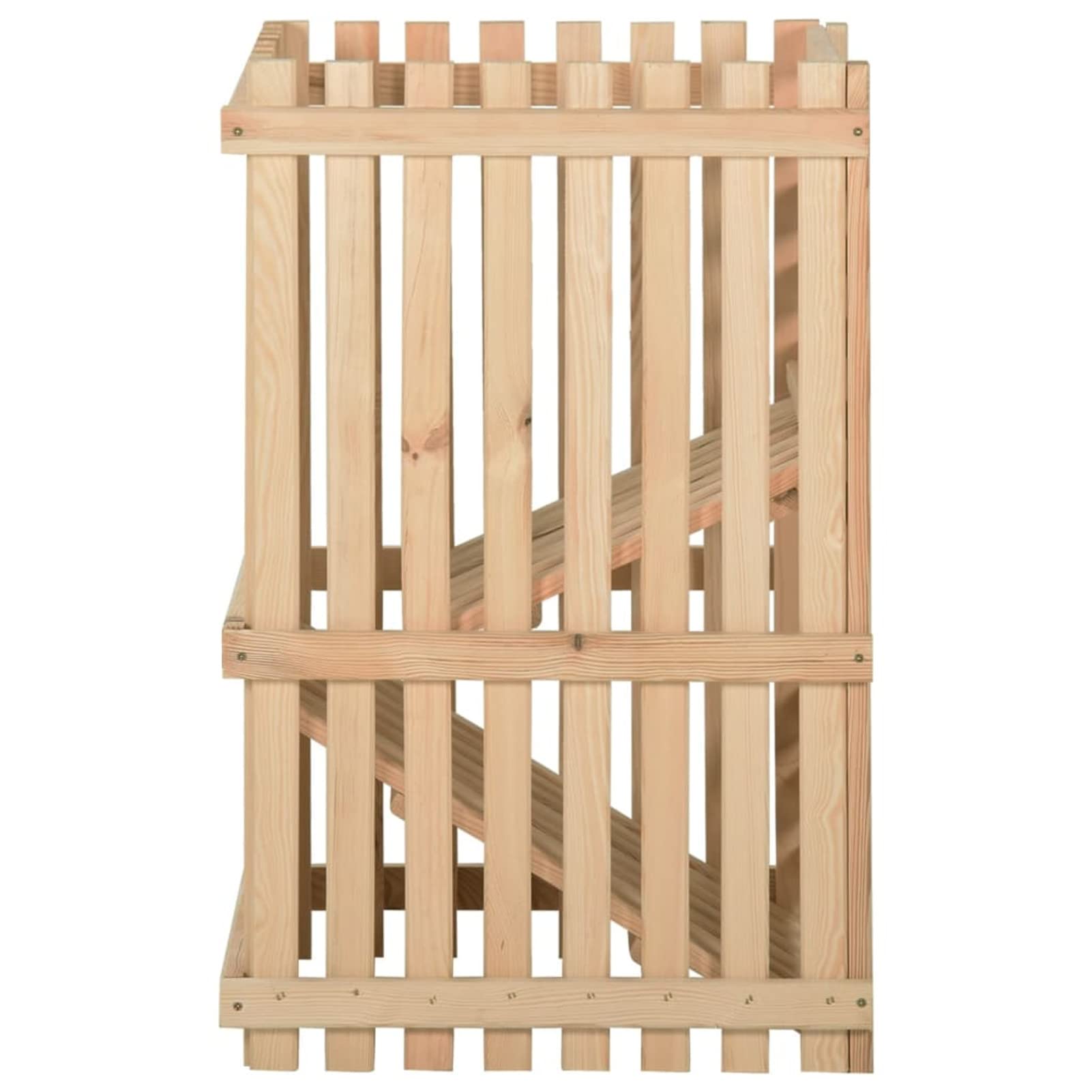 Gecheer Kartoffelkiste, Zwiebel Aufbewahrung, Obstkiste, Gemüsekiste, Holzkisten, Aufbewahrungskiste, Allzweckkiste, 50x50x80 cm Massivholz