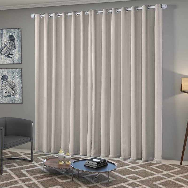 Cortina Blackout/Blecaute Quarto/Sala em Tecido 4,00m x 2,50m Ilh...