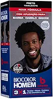 Biocolor Homem Tonalizante De Cabelo Masculino Bozzano Preto
