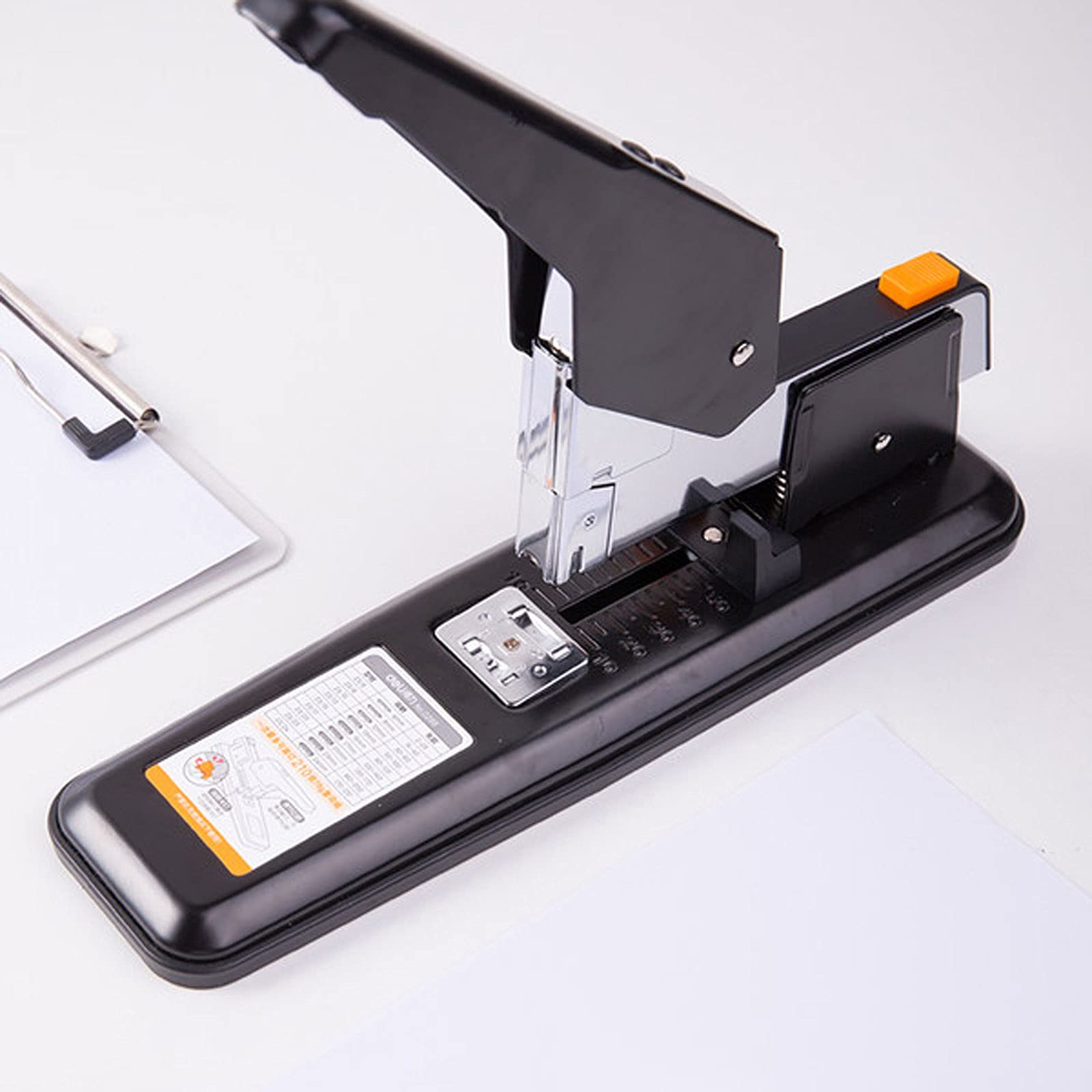 Hefter Kommerzielle Desktop-Heftgeräte, 100 Blatt Kapazität, tragbares, langlebiges Heftgerät for Heimbürobedarf, Klassenzimmer oder Desktop Bürozubehör