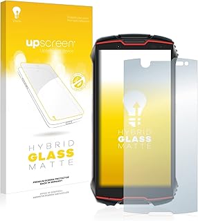 upscreen Matte Screen Protector Glass Film compatible with Cubot King Kong Mini 2 Pro - Anti-Glare, Anti-Fingerprint, 9H Glass Protection