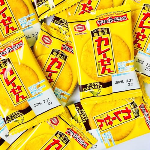 亀田製菓 カレーせん 30袋 個包装 業務用 せんべい - 亀のすけ - 商品画像