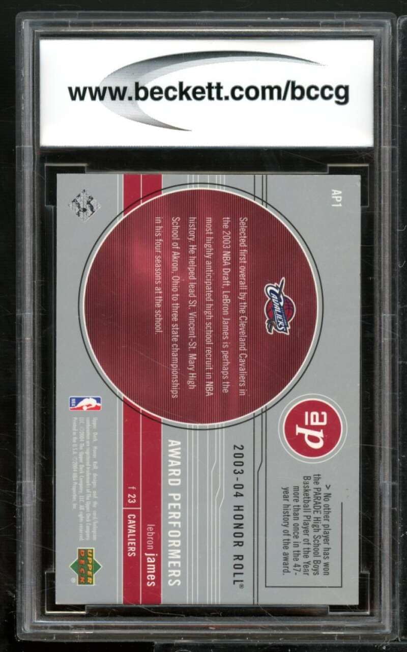 Amazon.com: LeBron James Card 2003-04 Upper Deck Honor Roll Award 