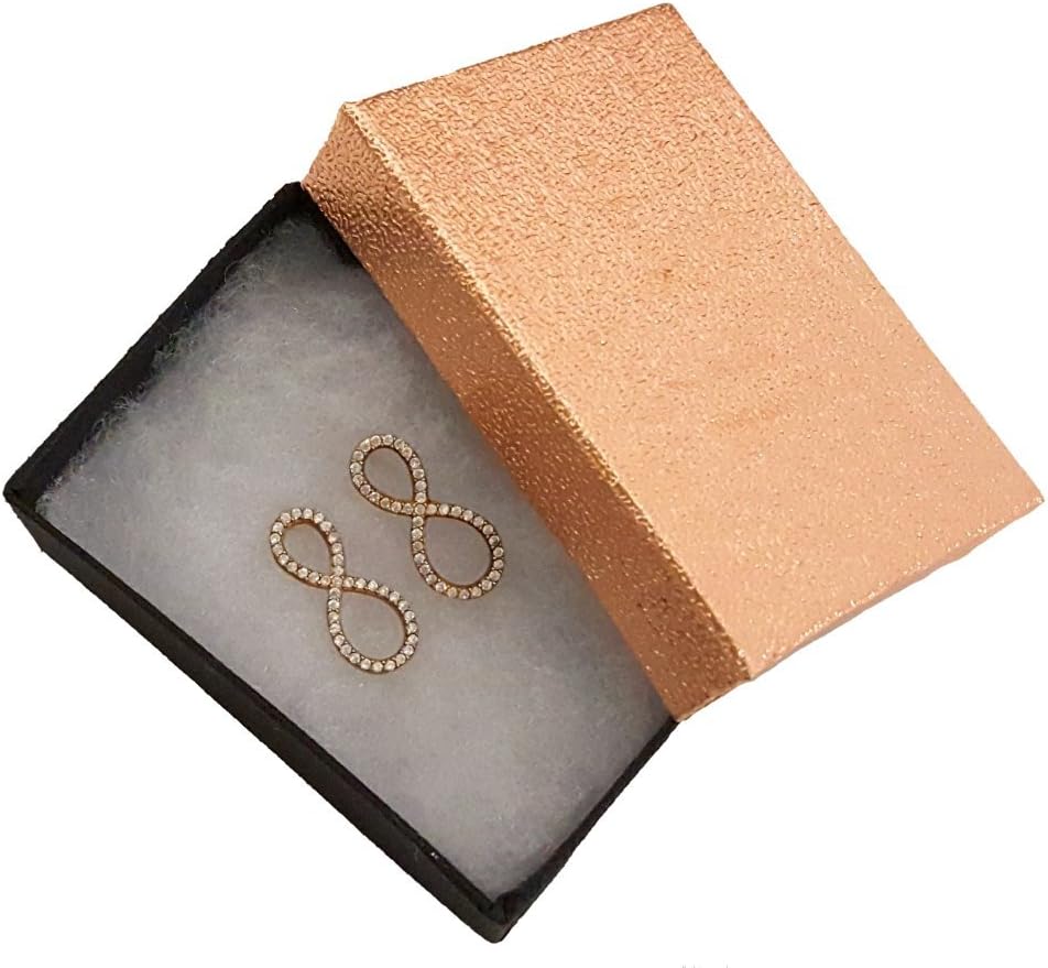 888 Display - Pack of 20 Boxes of 3 1/4" x 2 1/4" x 1"H Leopard Print Cotton Filled Jewelry Boxes