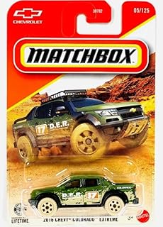 Matchbox 2016 Chevy Colorado Extreme [Green] 05/125, 1:64 Scale Diecast Toy Vehicle