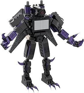 24cm/9in Skibidi Toilet Upgraded Titan Cameraman Figure Model Reproducible Assembly Skibidi Toilet Building Block Toys, Fun Educational Toys for Fans and Children