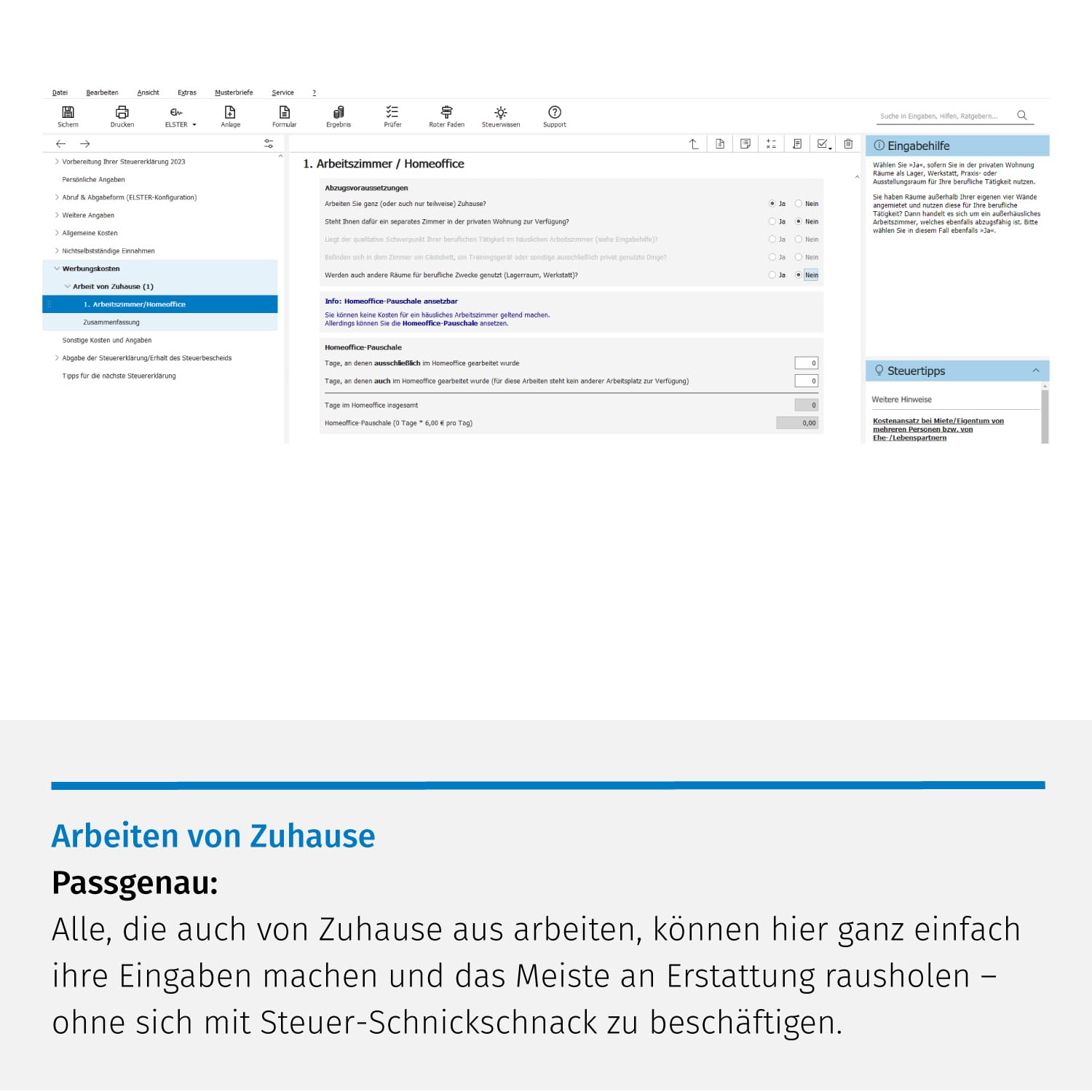 STEUERTIPPS SteuerSparErklärung Lehrer 2024 (für Steuerjahr 2023) │ Windows-Version │ Aktivierungscode per Email