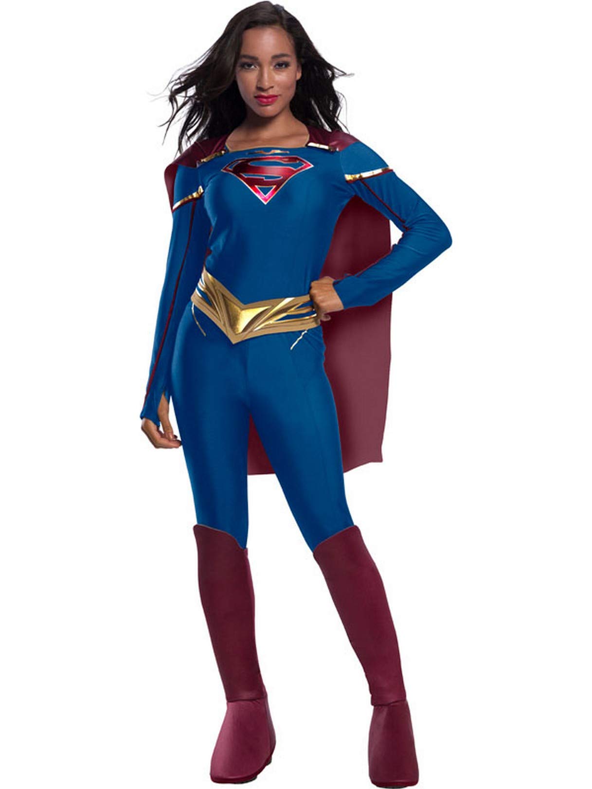 Rubies Women's DC Supergirl TV Series Costume Jumpsuit