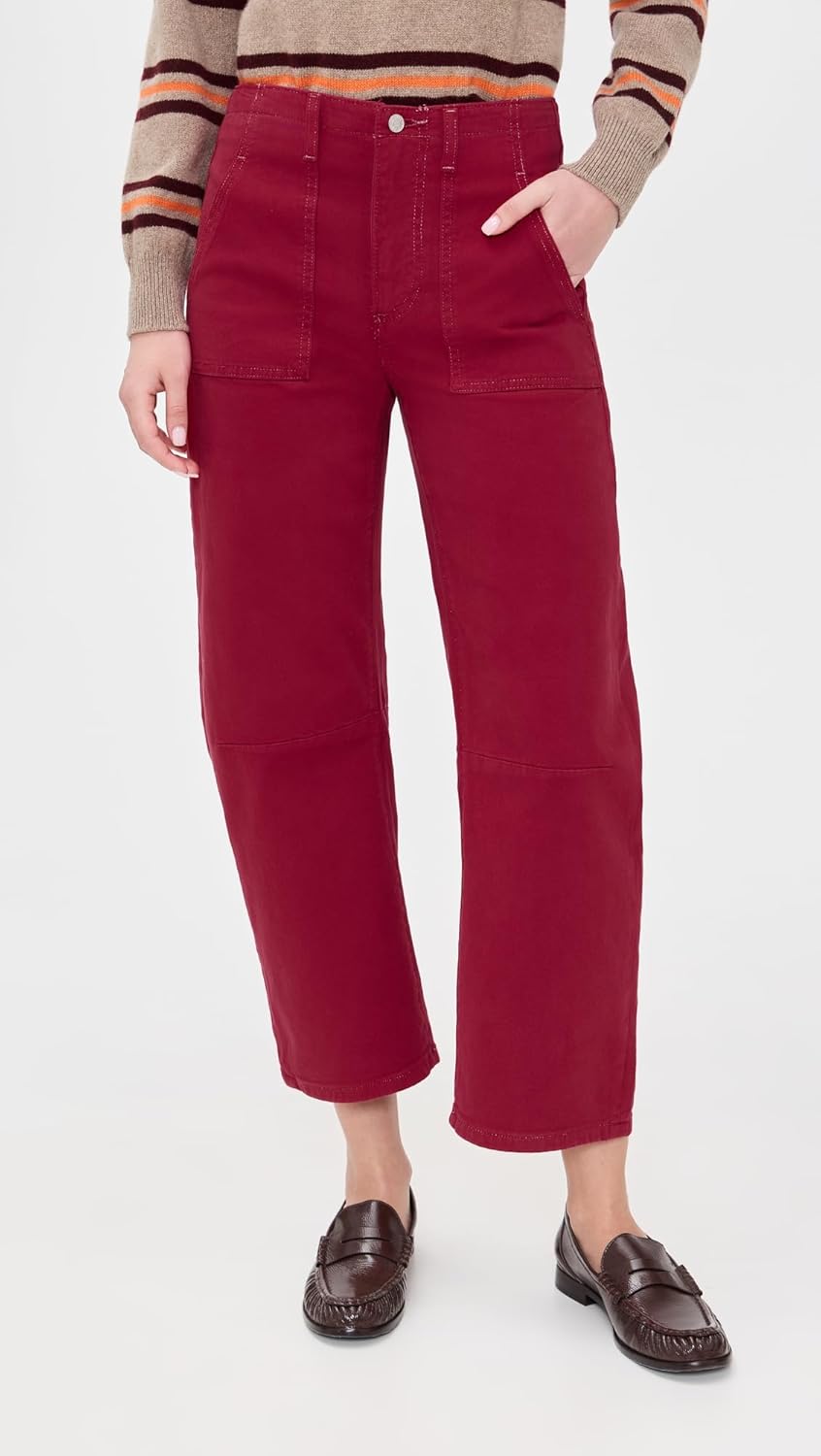 Women's Utility Soft Barrel Mid Rise Jeans - Image 2