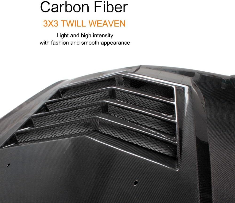 fits Cadillac CTS CTS-V Coupe 2-Door 2011 2012 2013 Carbon Fiber Front Engine Hood Cover