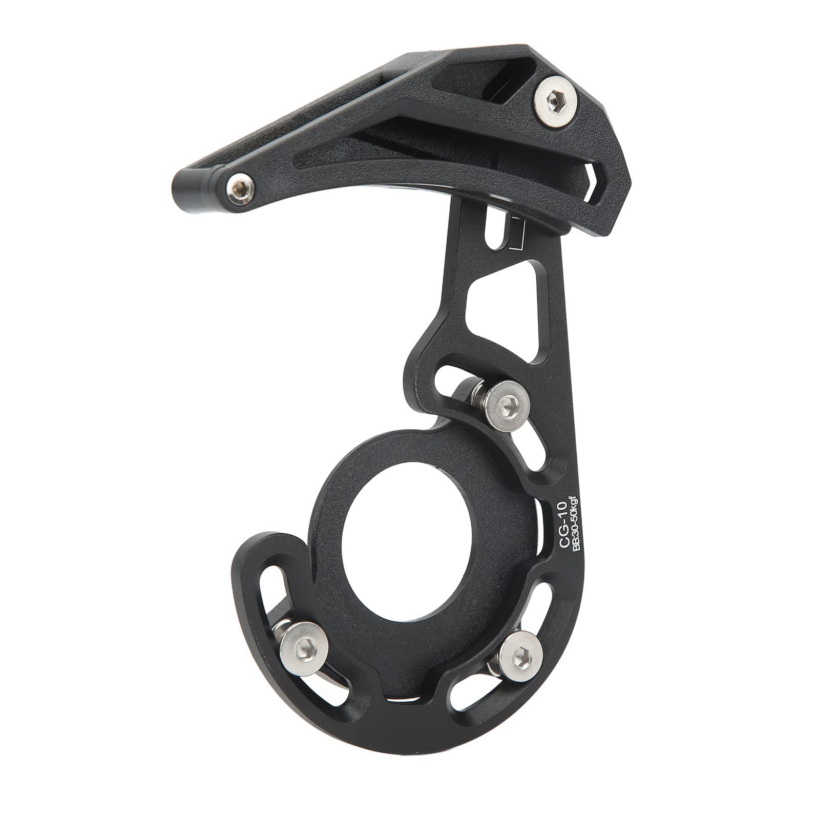 Guidacatena per Bici CG10, Paracatena Ad Alta Resistenza per Montaggio Diretto, Mantiene la Catena in Posizione per Mountain Bike, Lega di Alluminio 7075, 1 unità