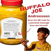 Vista 6 de Weber's Original Mostaza de rábano picante, 16 onzas (paquete de 6) Mostaza icónica de Buffalo's desde 1922 Etiqueta de edición limitada Buffalo