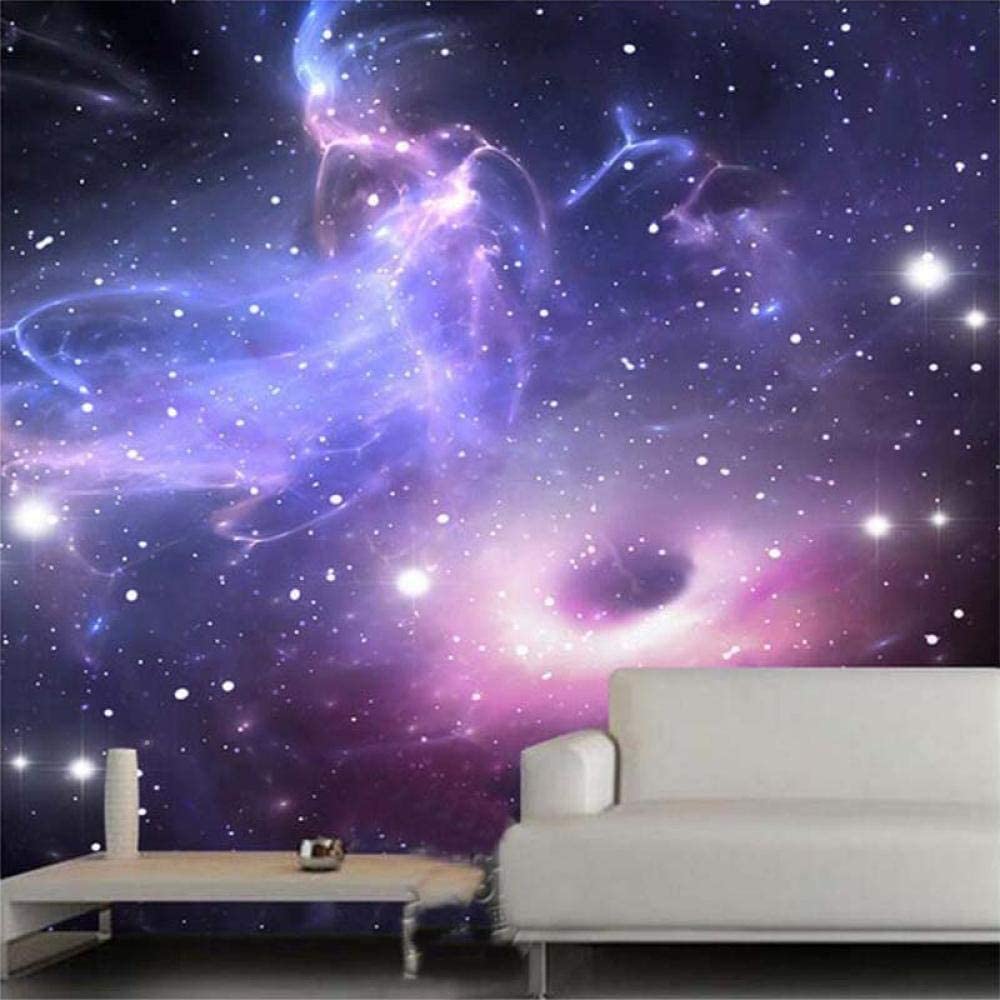 Papel Pintado Mural 3D Fantasía Universo Galaxia Espacio Papel Pintado Mural 3D Papel Pintado De Pared Carteles De Pared Pegatina De Pared Borde Autoadhesivo Ladrillo Baño Dorm 200(ancho)x150(alto) cm
