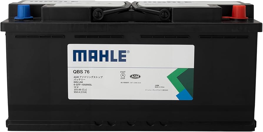 Amazon.co.jp: MAHLE マーレ バッテリー AGM LN6 105Ah 950CCA (Black