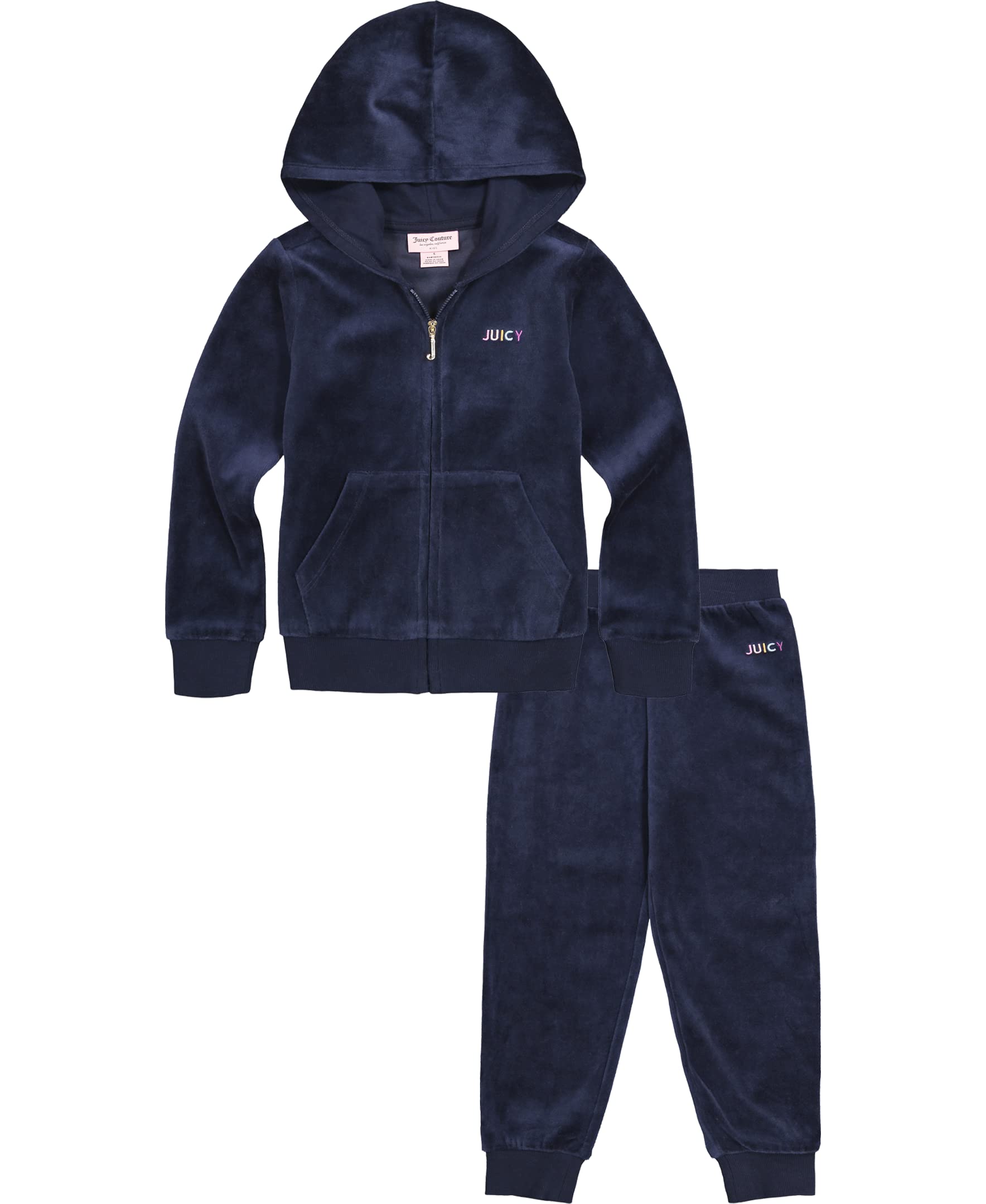 Girls' 2 Pieces Hooded Jog Set