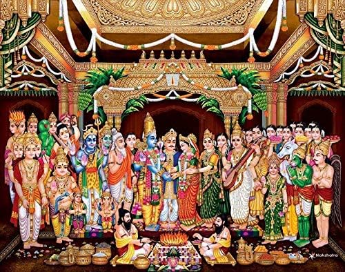 Samriddhi Srinivasa KalyanamTirumala Tirupati Balaji - vinyl gloss laminated stickers For Office Home Drawing Room (6.5x8.5 Inch) (B0D6KD8JRQ) Amazon Price History, Amazon Price Tracker