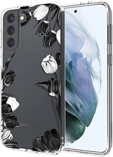 MOSNOVO Funda diseñada para Galaxy S21, protección contra caídas de grado militar de 6.6 pies, funda transparente a prueba de golpes para Samsung