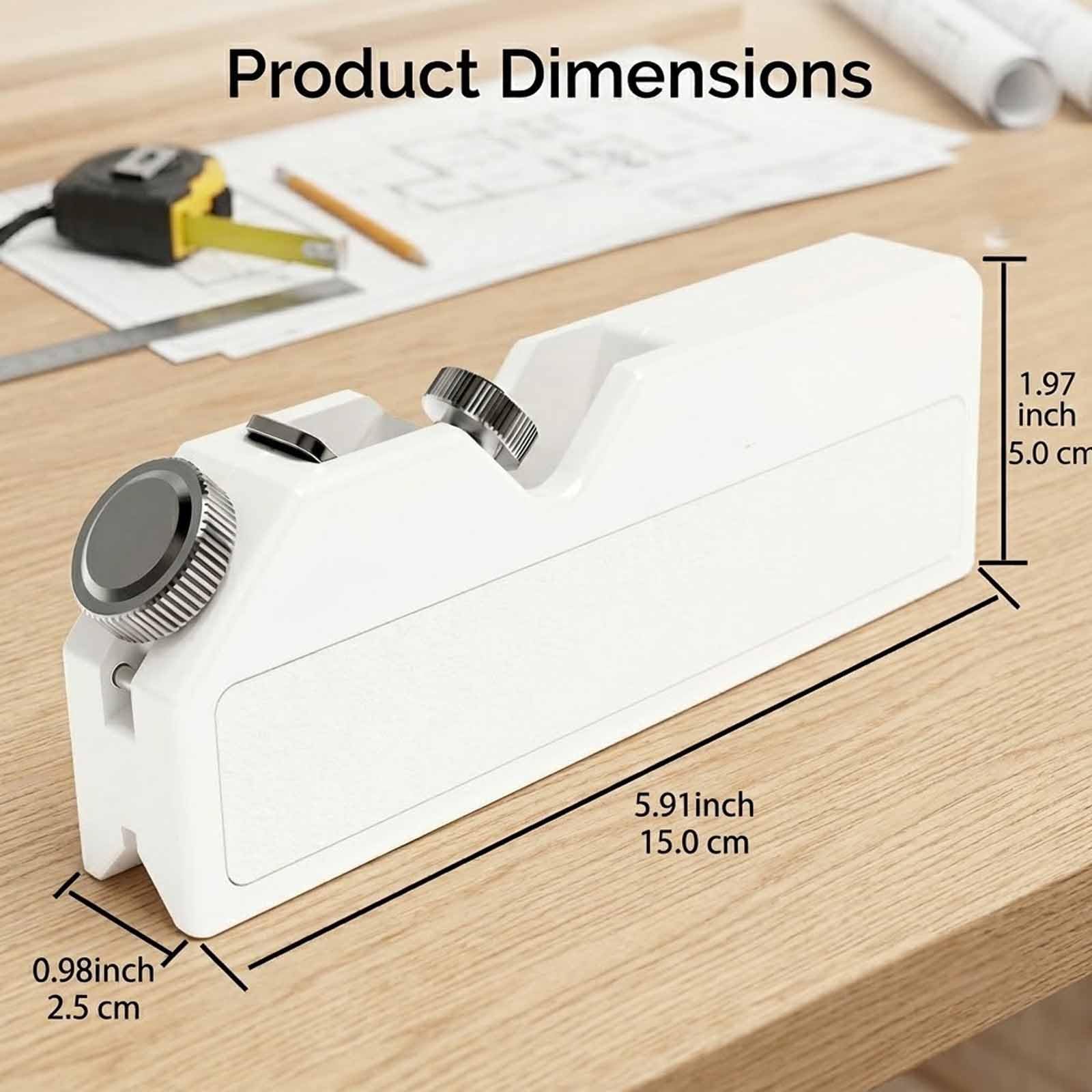 Kit Para Recortar Jabón Artesanal, Herramienta Para Biselar Bordes De Jabón Con 4 Cuchillas De Estilo, 45°, R Pequeña, R Grande, Biselado De Arco Interior, Extensión De Cuchilla Ajustable, Para