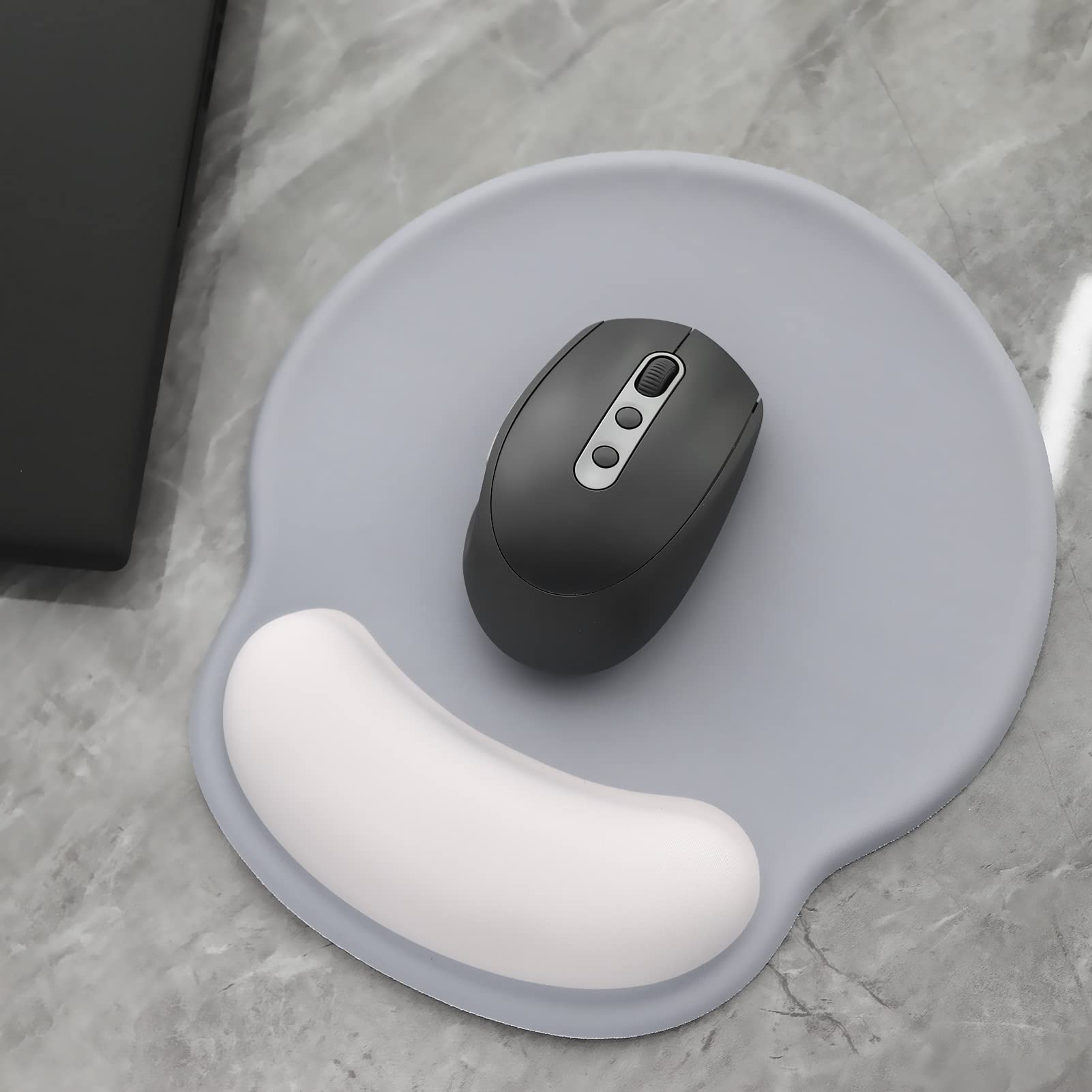 Alfombrilla De Mouse Ergonómica De Gel Moderna Y Personalizada Para Accesorios De Escritorio De Oficina, Parte Inferior Antideslizante, Cómoda Para Juegos, Computadora Y Laptop, Alfombrilla De Mouse
