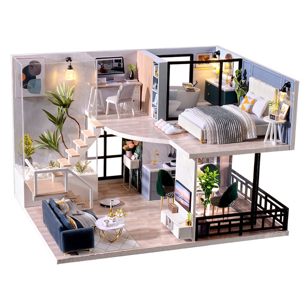 Discount diy mini dollhouse kit Best Sale