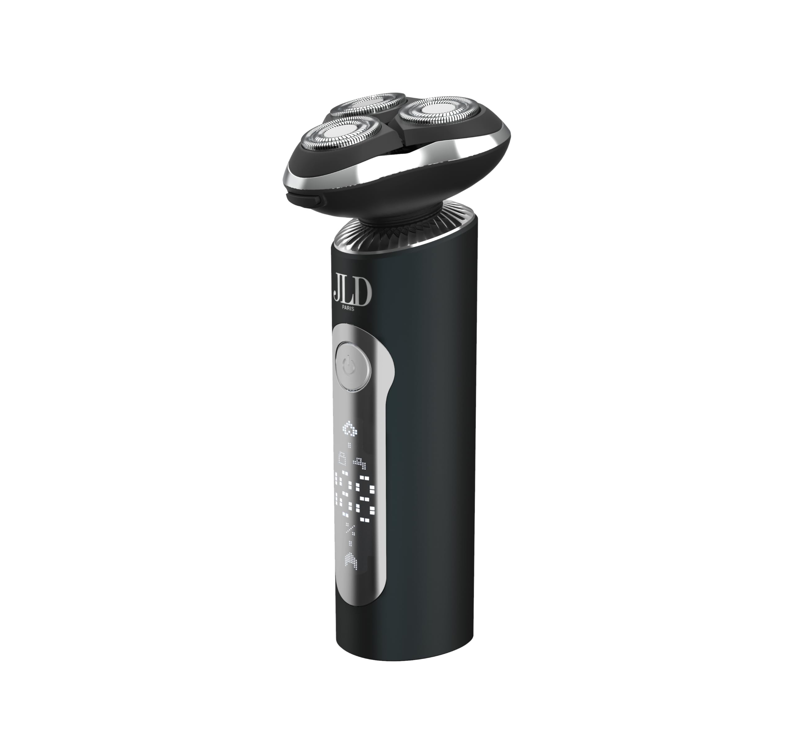 Jean Louis David Elektrischer Bartrasierer 4 in 1 – 0,1 mm Rasur – Nase, Ohren und Oberflächen – präzise schwimmende Köpfe – wiederaufladbarer Lithium-Akku USB-C – Komplett-Set Grooming Herren