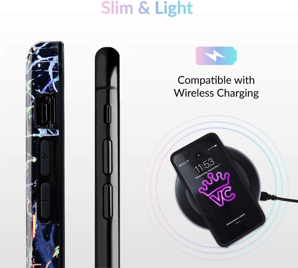 🛒 Crazy Deals Velvet Caviar Compatible with iPhone 11 Pro Max Color Changing Case for Men & Women - Cool Protective Phone Cases (Holographic Black Marble) Exclusive Special Velvet Caviar Compatible with iPhone 11 Pro Max Color Changing Case for Men & Women - Cool Protective Phone Cases (Holographic Black Marble)