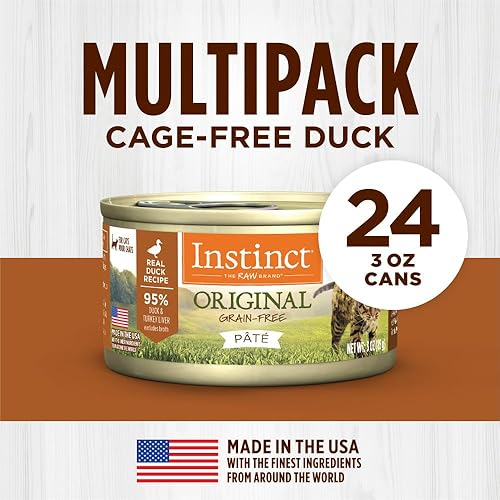 Miniatura 6 de Instinct Receta sin granos,comida para gatos natural enlatado por Nature's Variety, Pato