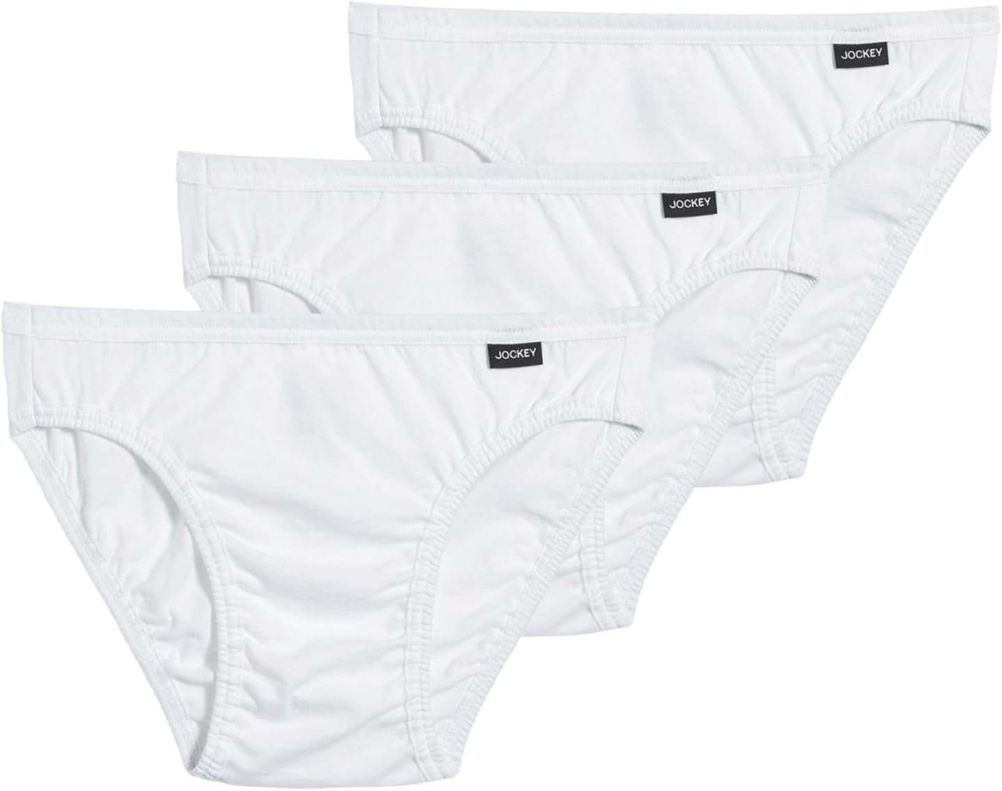 Jockey Men's Underwear Men's Elance Bikini - 3 Pack