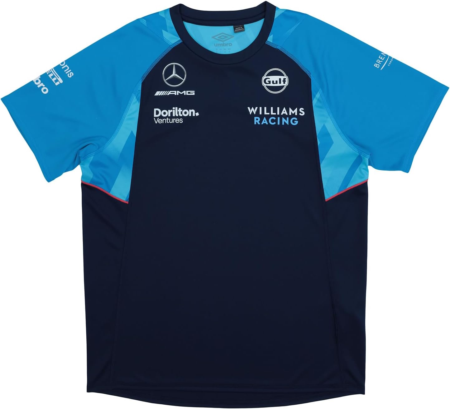 Umbro x Williams Racing Men's Training Jersey, Peacoat/Diva Blue - Image 3