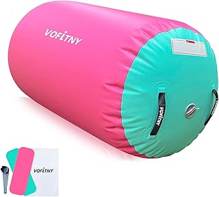 VOFiTNY Gimnasia Equipo de Tumbling Air Barrel Inflable Octágono Vaso Roller Back Bend Trainer Chearleeding Mat Sin Bomba